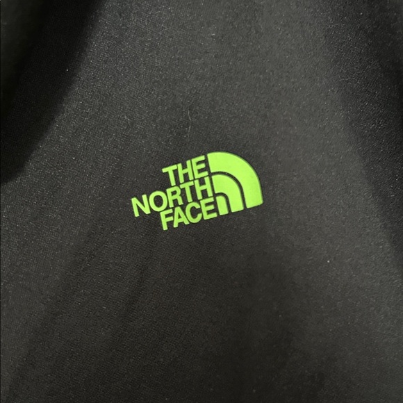 The North Face Men's Black and Neon Green Hoodie - Picture 6 of 8